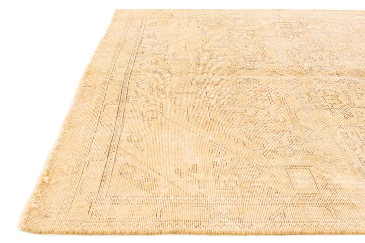 Detail image of 4' 10 x 8' 5 Hand Knotted Ultra Vintage Persian Wool Rug