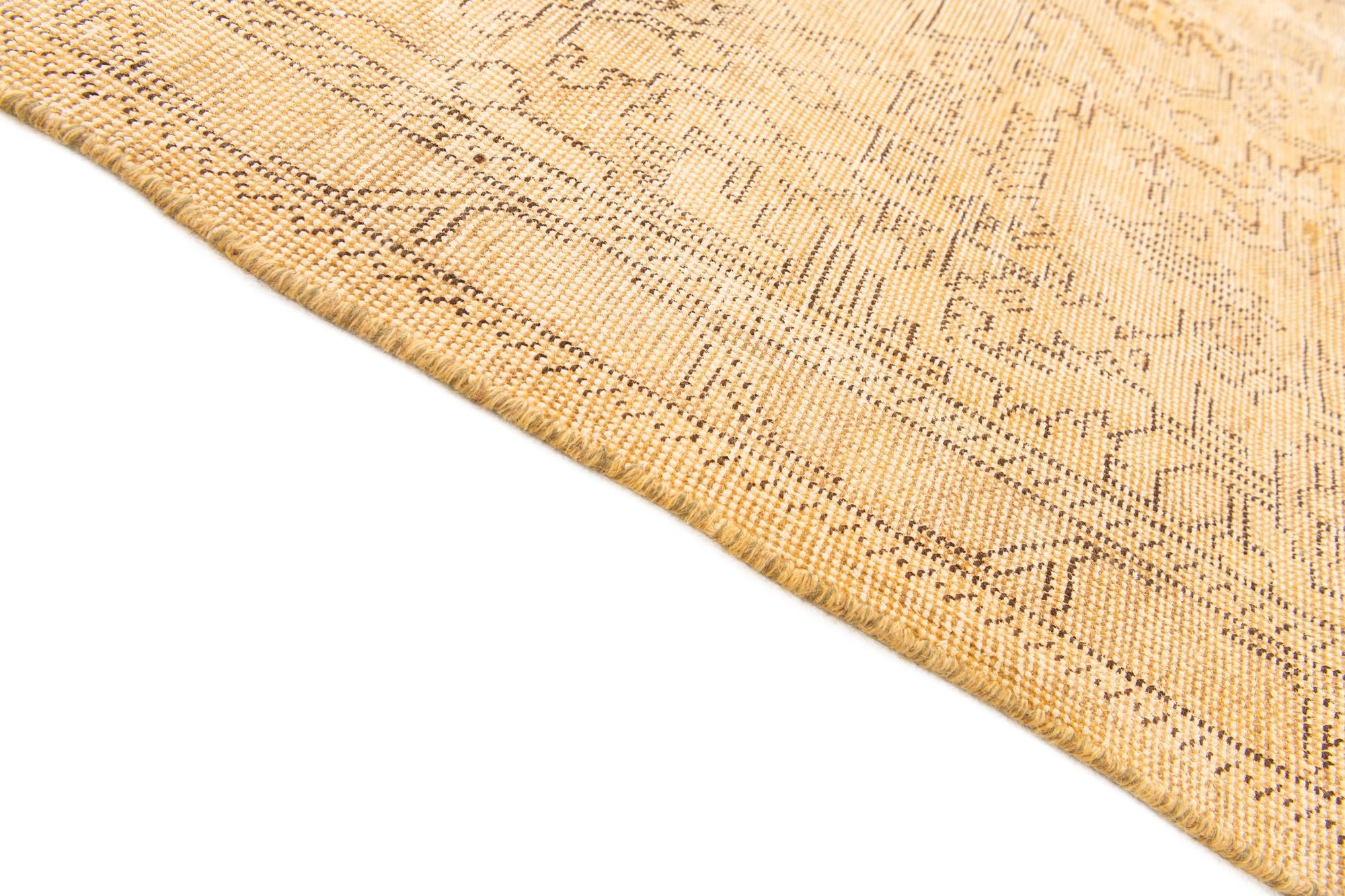 4' 10 x 8' 5 Hand Knotted Ultra Vintage Persian Wool Rug