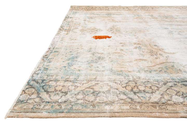 9' 7 x 12' 2 Hand Knotted Ultra Vintage Persian Wool Rug