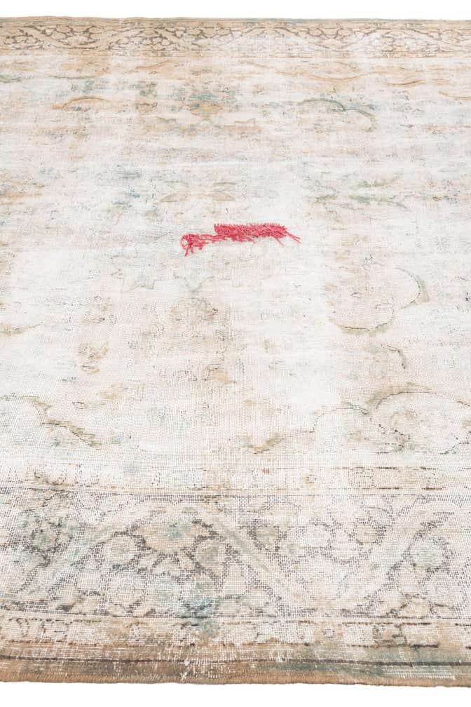 9' 7 x 12' 2 Hand Knotted Ultra Vintage Persian Wool Rug