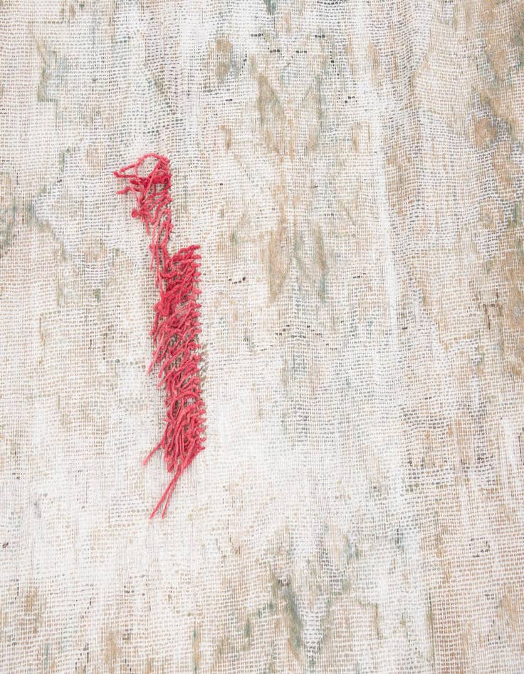 Detail image of 9' 7 x 12' 2  Hand Knotted Ultra Vintage Persian Wool Rug