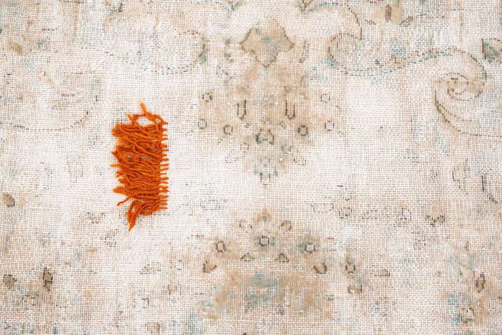 9' 7 x 12' 2 Hand Knotted Ultra Vintage Persian Wool Rug