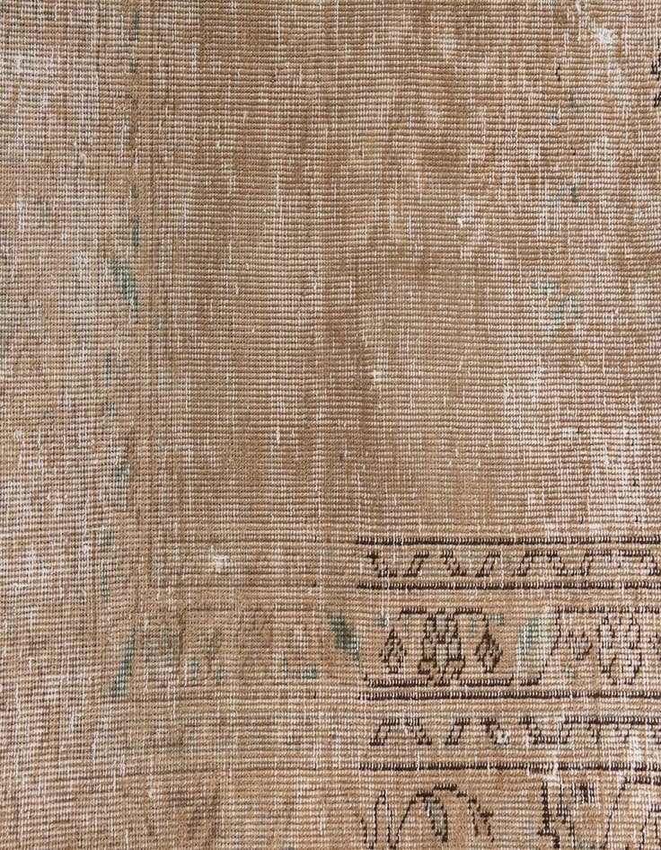 Detail image of 10' 6 x 12' 8  Hand Knotted Ultra Vintage Persian Wool Rug
