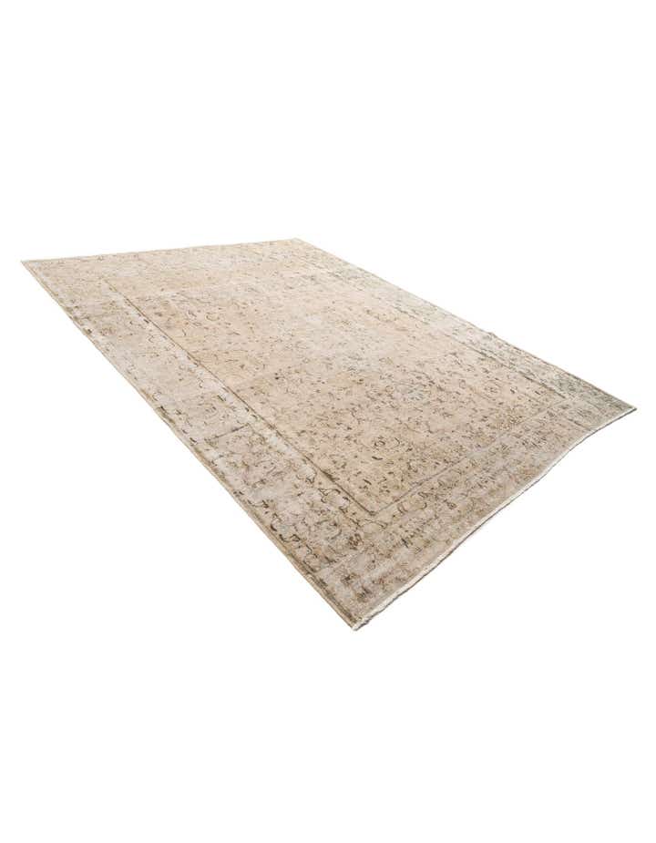 8' x 10' 7 Hand Knotted Ultra Vintage Persian Wool Rug