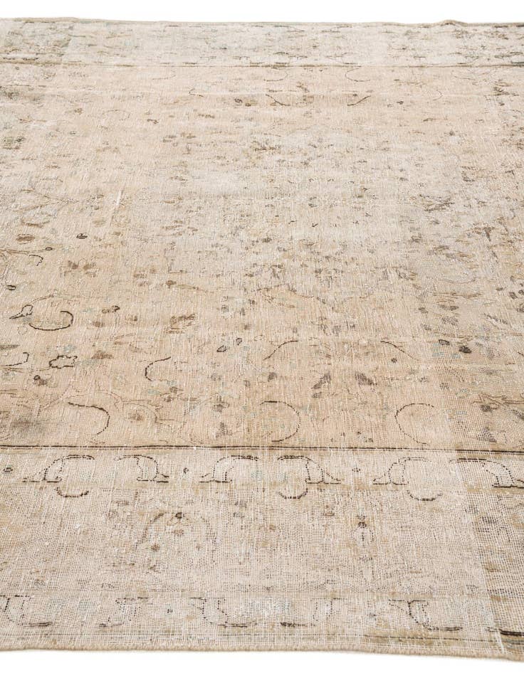 Detail image of 8' x 10' 7  Hand Knotted Ultra Vintage Persian Wool Rug