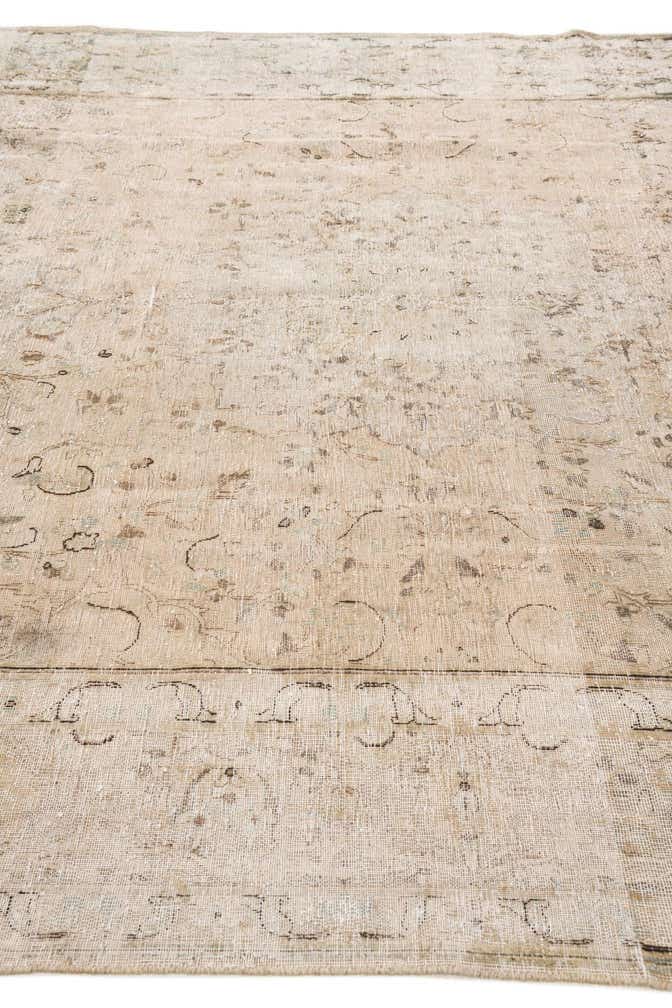 8' x 10' 7 Hand Knotted Ultra Vintage Persian Wool Rug
