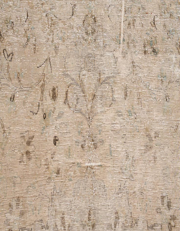 Detail image of 8' x 10' 7  Hand Knotted Ultra Vintage Persian Wool Rug