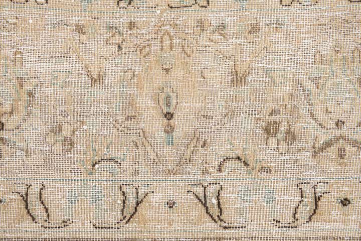 8' x 10' 7 Hand Knotted Ultra Vintage Persian Wool Rug