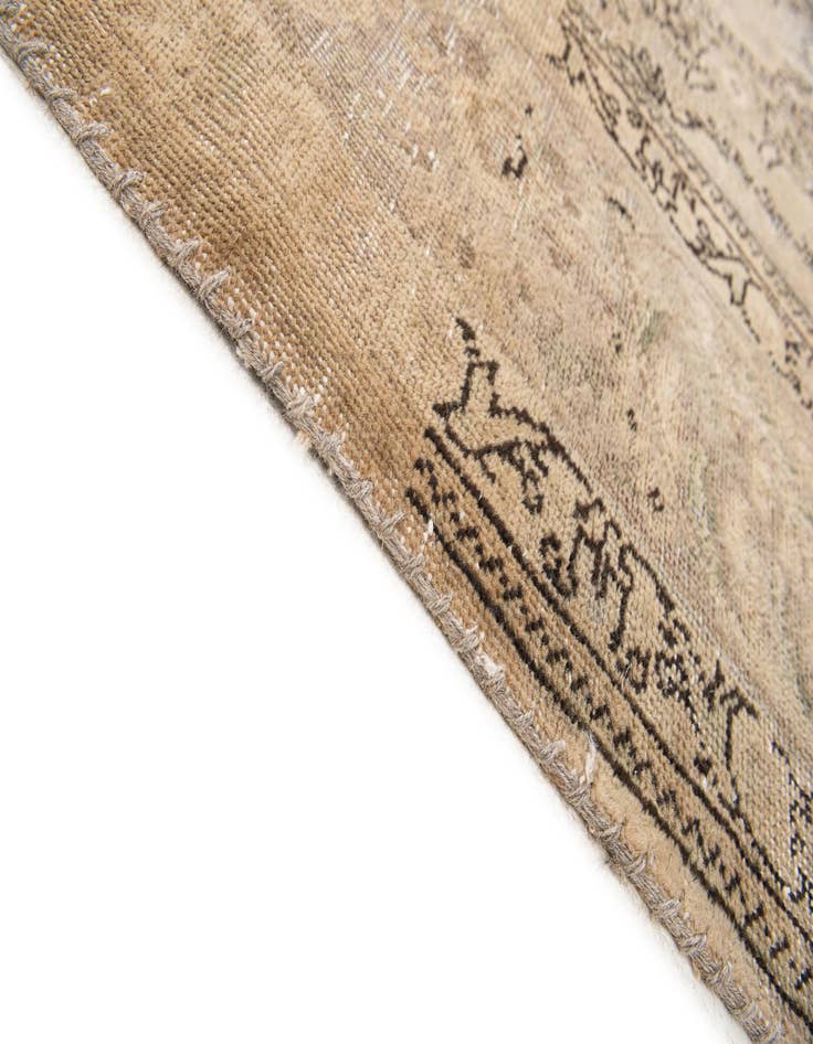 Detail image of 6' 7 x 9' 8  Hand Knotted Ultra Vintage Persian Wool Rug