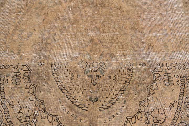 6' 7 x 9' 8 Hand Knotted Ultra Vintage Persian Wool Rug