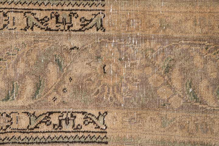 6' 7 x 9' 8 Hand Knotted Ultra Vintage Persian Wool Rug