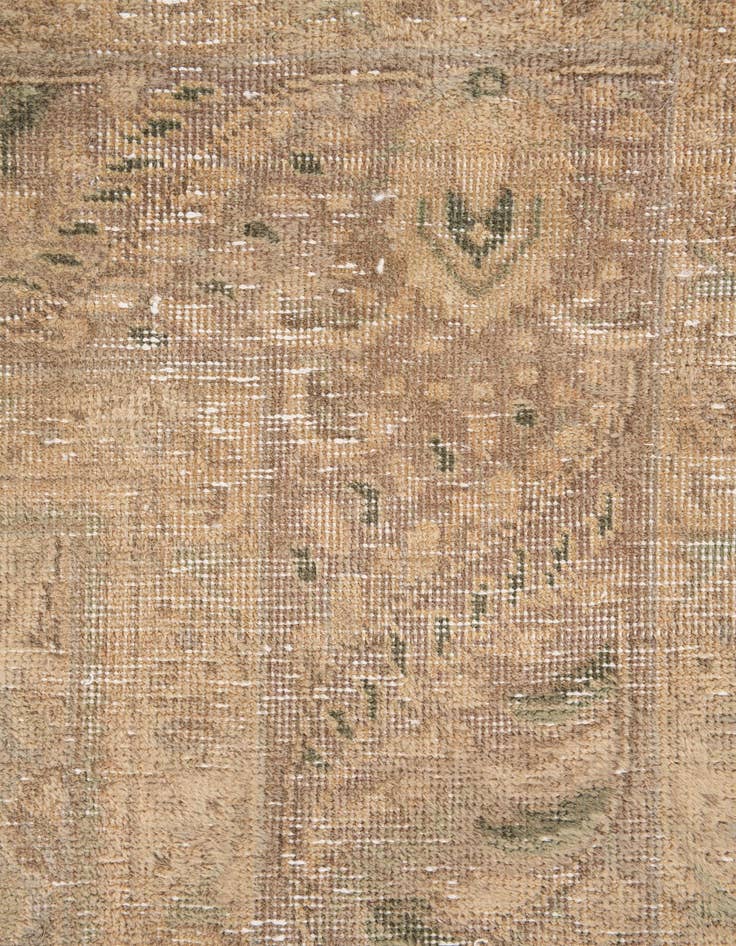 Detail image of 6' 7 x 9' 8  Hand Knotted Ultra Vintage Persian Wool Rug