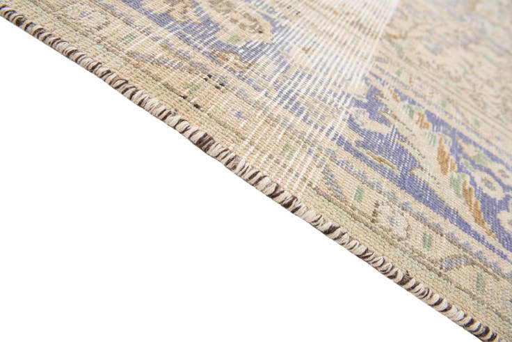 Detail image of 6' 5 x 9' 7 Hand Knotted Ultra Vintage Persian Wool Rug