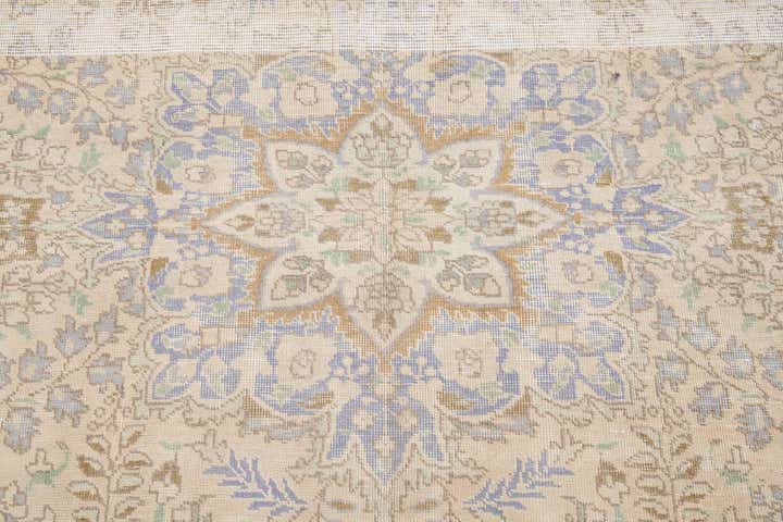 6' 5 x 9' 7 Hand Knotted Ultra Vintage Persian Wool Rug
