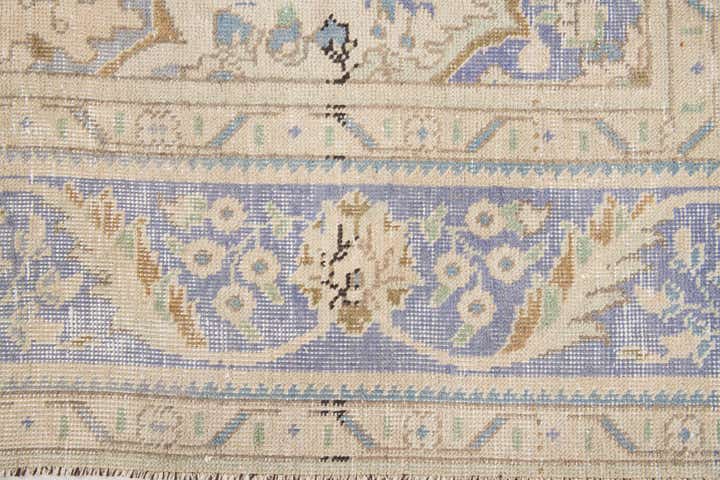 6' 5 x 9' 7 Hand Knotted Ultra Vintage Persian Wool Rug