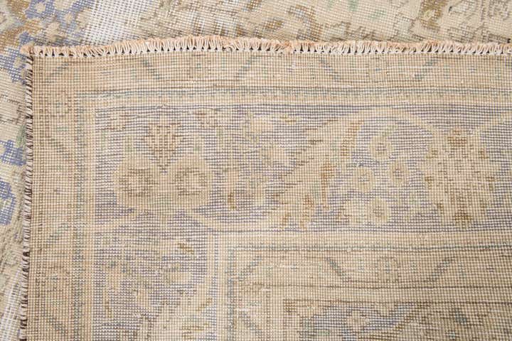 6' 5 x 9' 7 Hand Knotted Ultra Vintage Persian Wool Rug