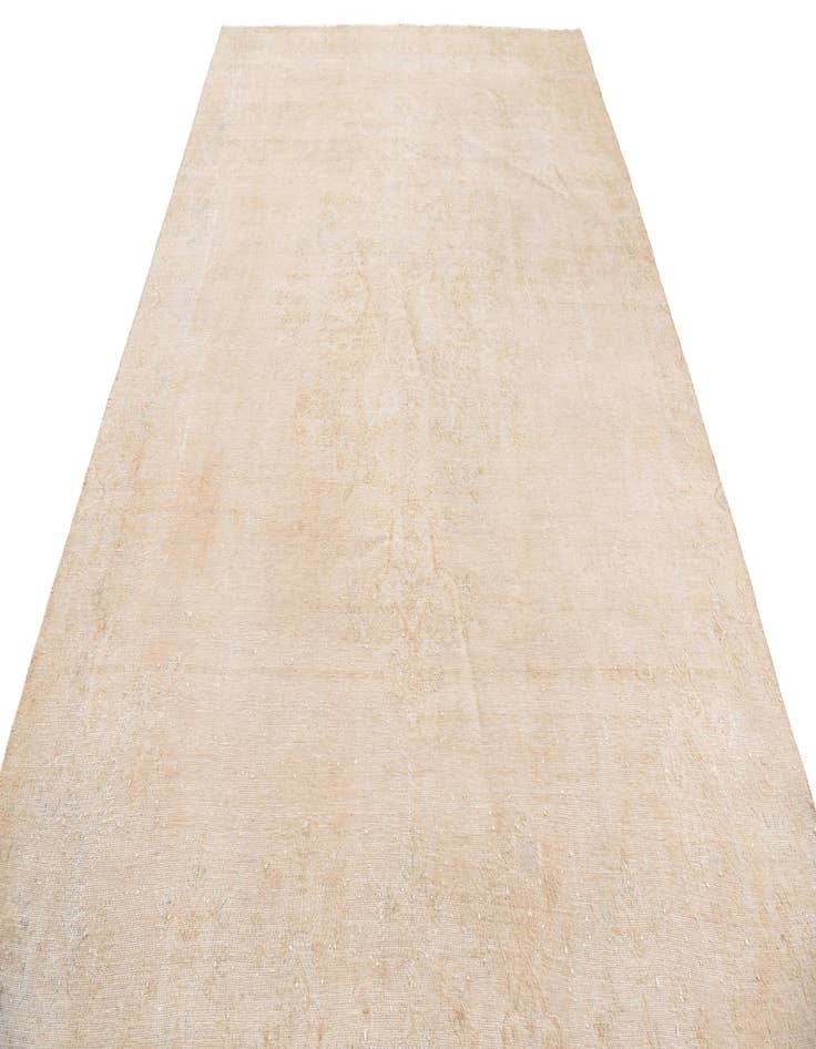 Detail image of 6' 6 x 9'  Hand Knotted Ultra Vintage Persian Wool Rug