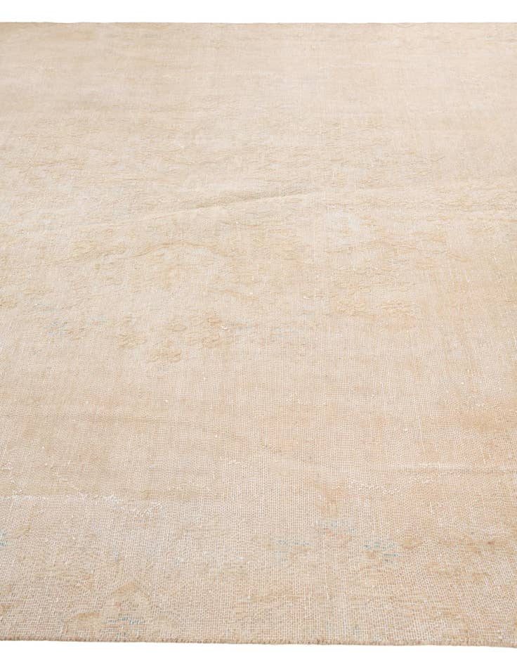 Detail image of 6' 6 x 9'  Hand Knotted Ultra Vintage Persian Wool Rug