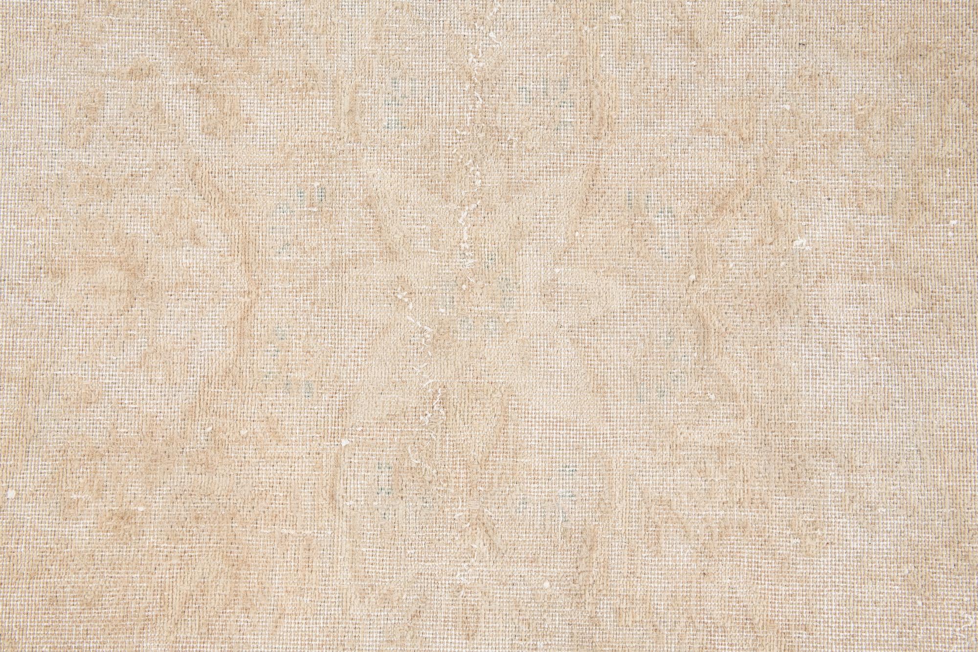 6' 6 x 9' Hand Knotted Ultra Vintage Persian Wool Rug