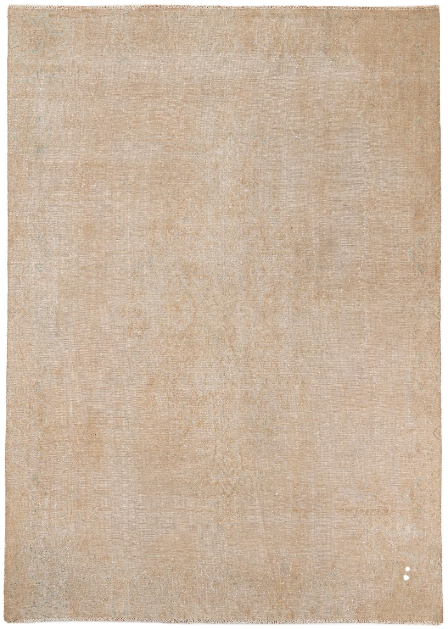 6' 6 x 9' Hand Knotted Ultra Vintage Persian Wool Rug