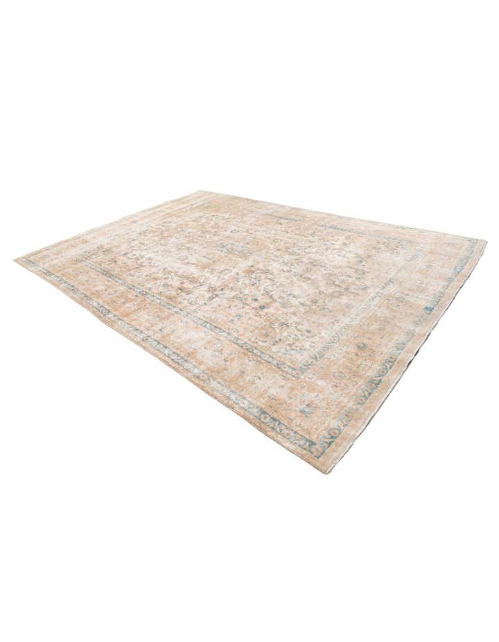 9' 2 x 12' 9 Hand Knotted Ultra Vintage Persian Wool Rug