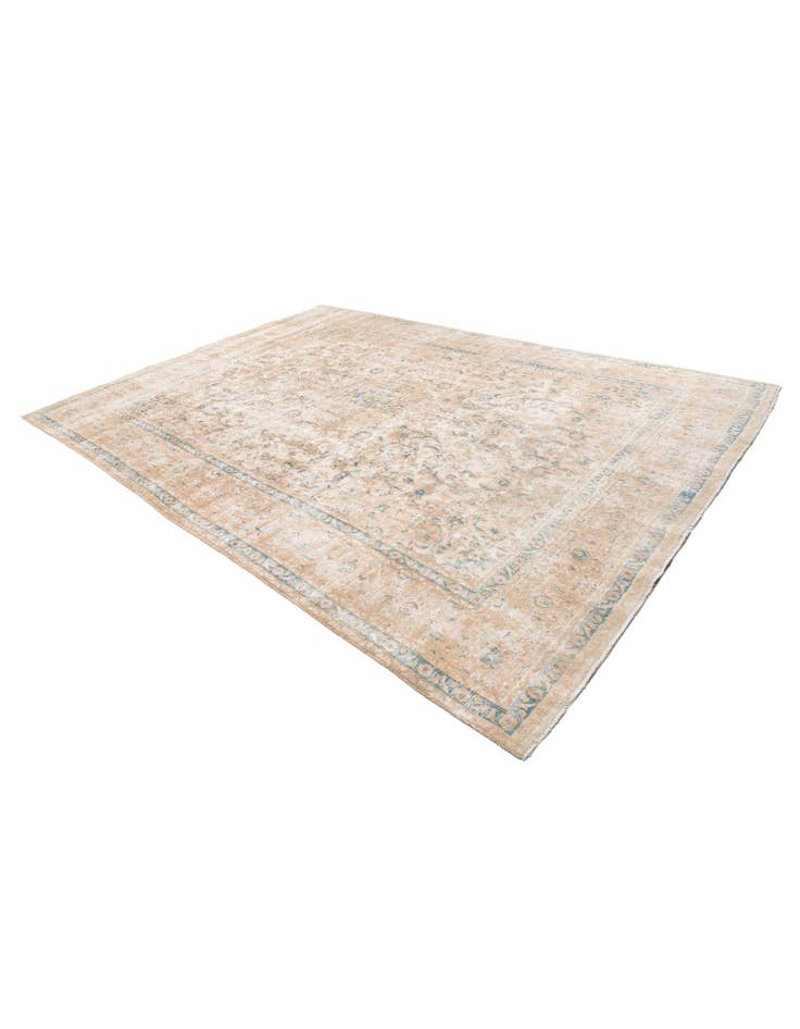 Detail image of 9' 2 x 12' 9 Hand Knotted Ultra Vintage Persian Wool Rug