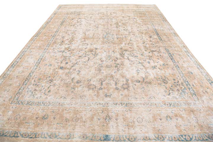 9' 2 x 12' 9 Hand Knotted Ultra Vintage Persian Wool Rug