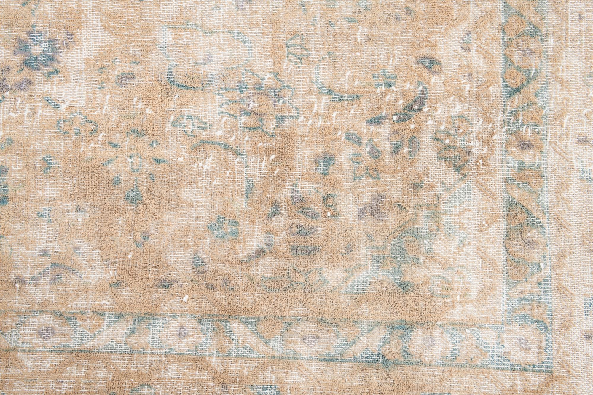 9' 2 x 12' 9 Hand Knotted Ultra Vintage Persian Wool Rug