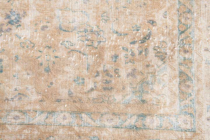 9' 2 x 12' 9 Hand Knotted Ultra Vintage Persian Wool Rug