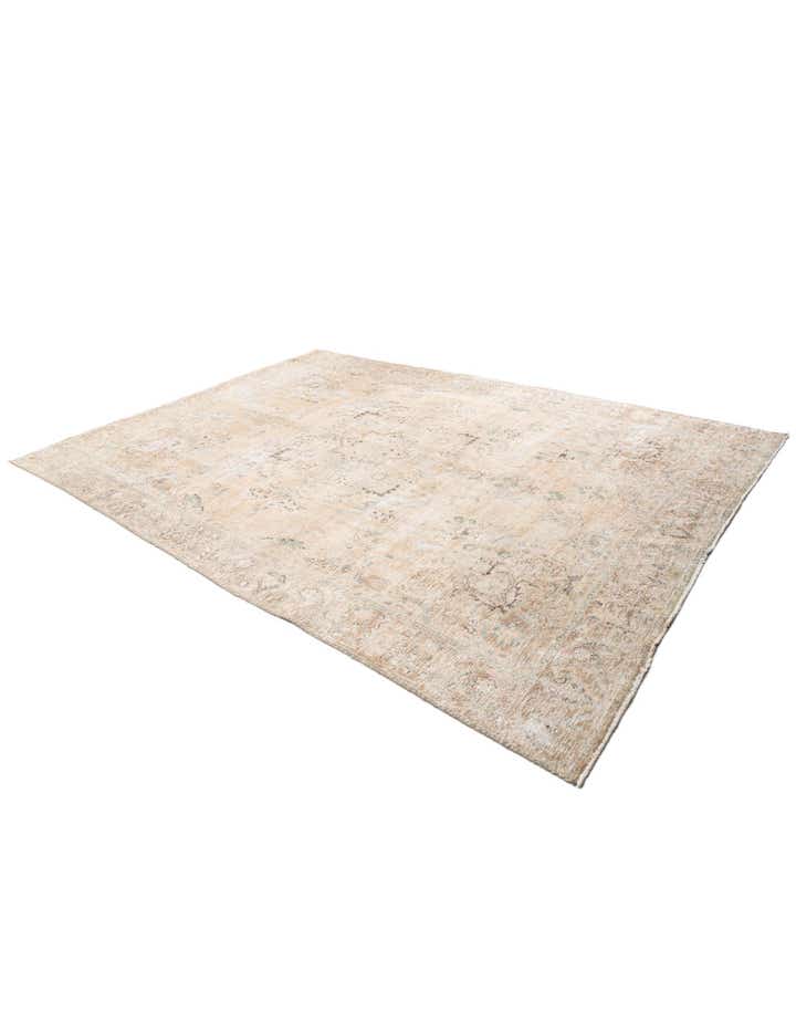 9' x 12' 8 Hand Knotted Ultra Vintage Persian Wool Rug