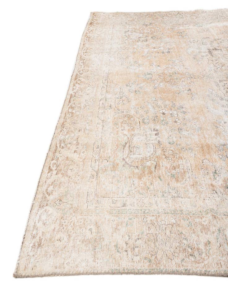 Detail image of 9' x 12' 8  Hand Knotted Ultra Vintage Persian Wool Rug