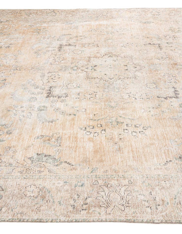 Detail image of 9' x 12' 8  Hand Knotted Ultra Vintage Persian Wool Rug