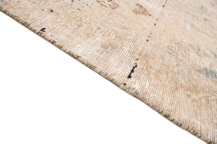 9' x 12' 6 Hand Knotted Ultra Vintage Persian Wool Rug