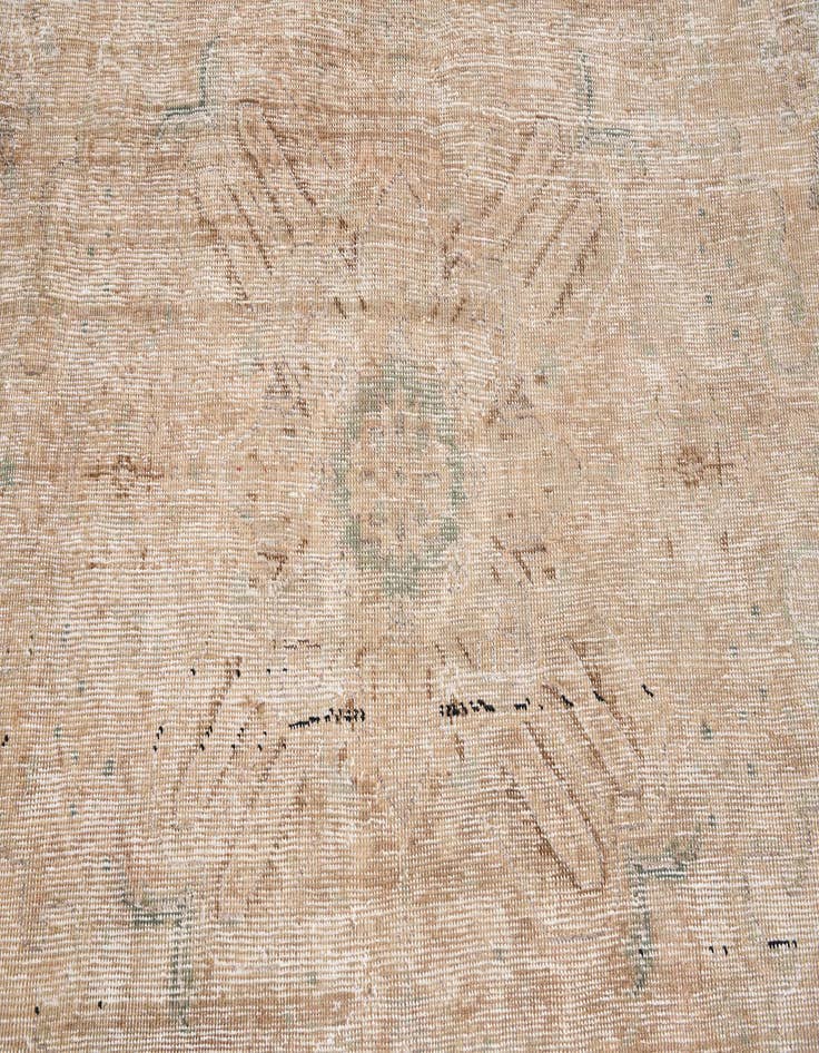 Detail image of 9' x 12' 6  Hand Knotted Ultra Vintage Persian Wool Rug