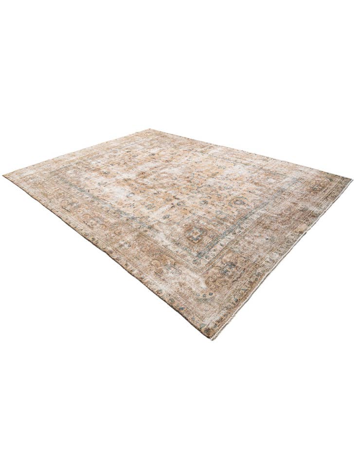 Detail image of 9' 3 x 12' 6  Hand Knotted Ultra Vintage Persian Wool Rug