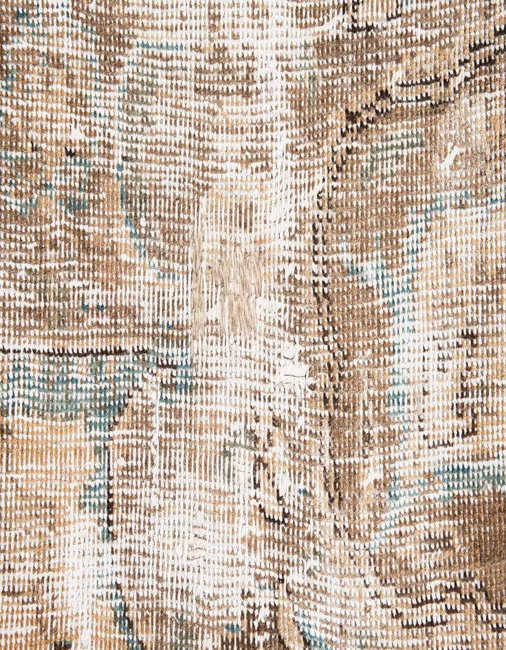 Detail image of 9' 3 x 12' 6  Hand Knotted Ultra Vintage Persian Wool Rug