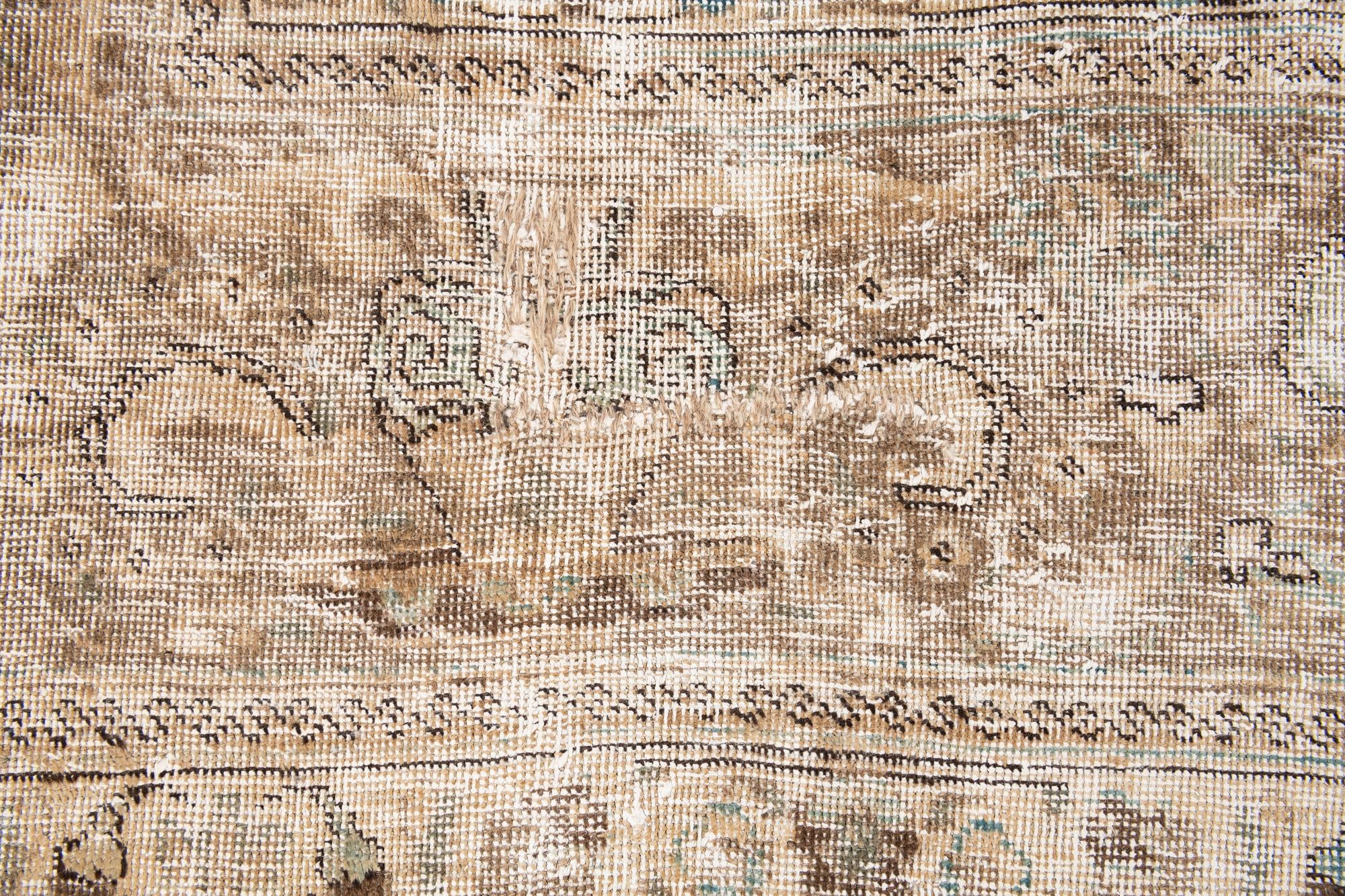 9' 3 x 12' 6 Hand Knotted Ultra Vintage Persian Wool Rug