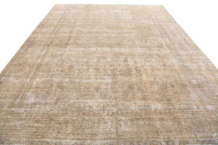 9' 7 x 12' 2 Hand Knotted Ultra Vintage Persian Wool Rug