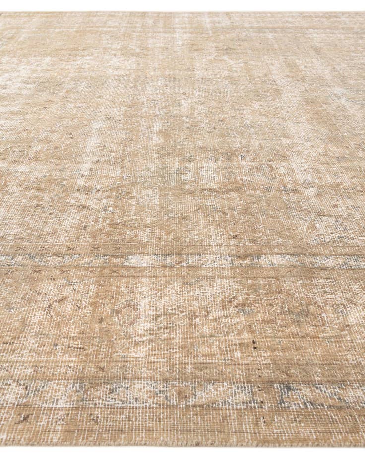 Detail image of 9' 7 x 12' 2  Hand Knotted Ultra Vintage Persian Wool Rug