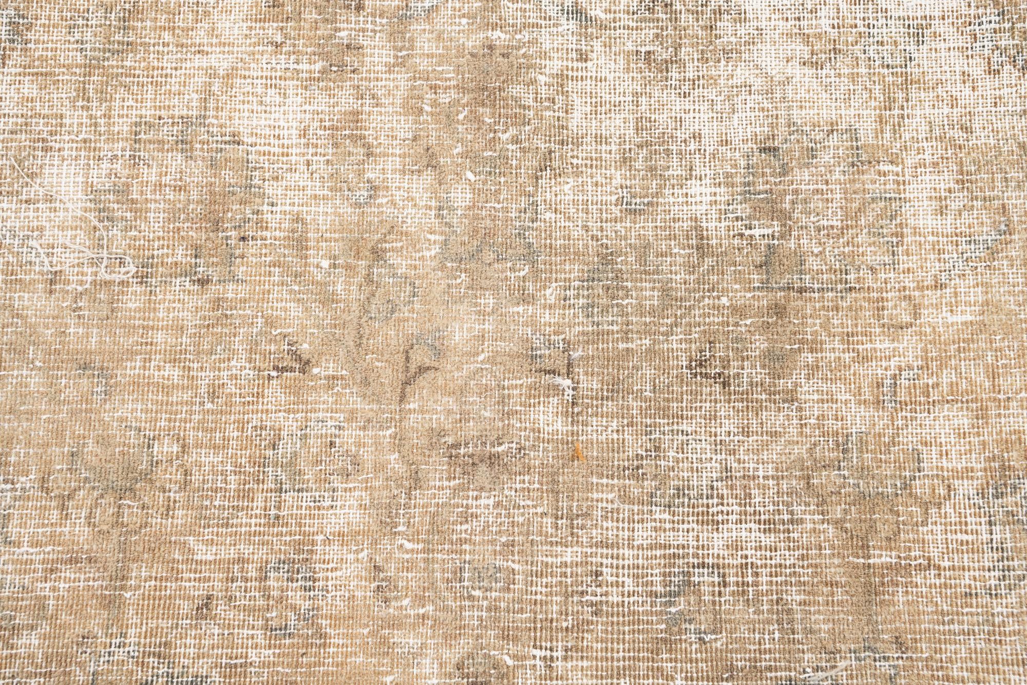 9' 7 x 12' 2 Hand Knotted Ultra Vintage Persian Wool Rug