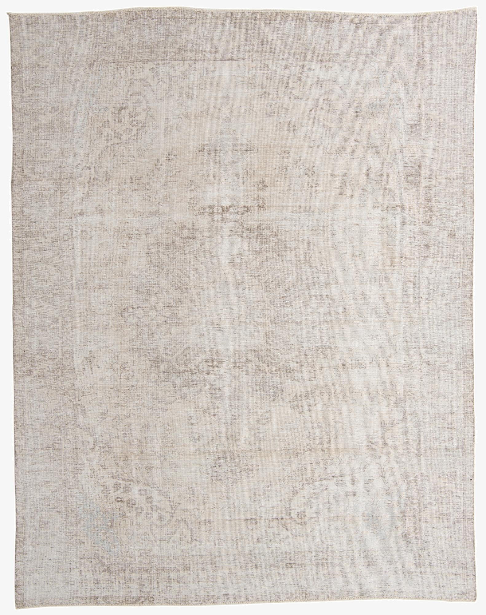 9' 5 x 12'  Hand Knotted Ultra Vintage Persian Wool Rug