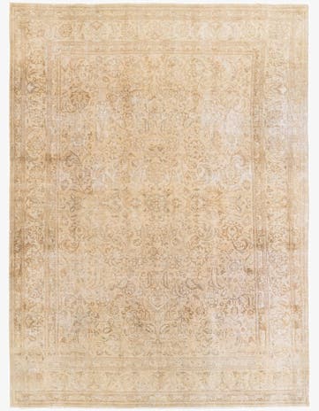 7' 10 x 10' 8 Hand Knotted Ultra Vintage Persian Wool Rug