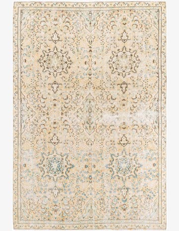 7' 1 x 10' 8 Hand Knotted Ultra Vintage Wool Rug