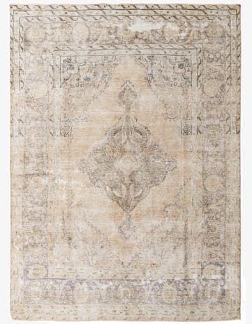 8' x 11' 1 Hand Knotted Ultra Vintage Persian Wool Rug