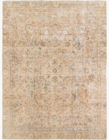 8' 9 x 11' 8 Hand Knotted Ultra Vintage Wool Rug