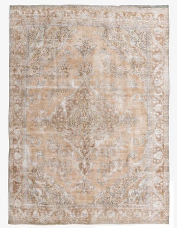 8' 2 x 10' 10 Hand Knotted Ultra Vintage Persian Wool Rug