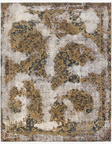 8' 3 x 10' 4 Hand Knotted Ultra Vintage Persian Wool Rug