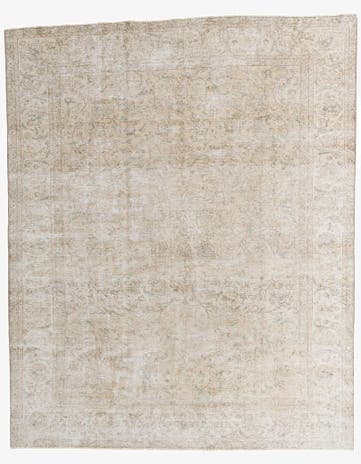 9' 9 x 12' 2 Hand Knotted Ultra Vintage Persian Wool Rug