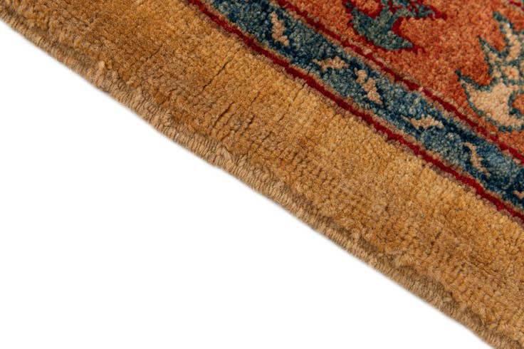 Detail image of 3' 4 x 5' 5 Hand Knotted Ziegler Wool Rug