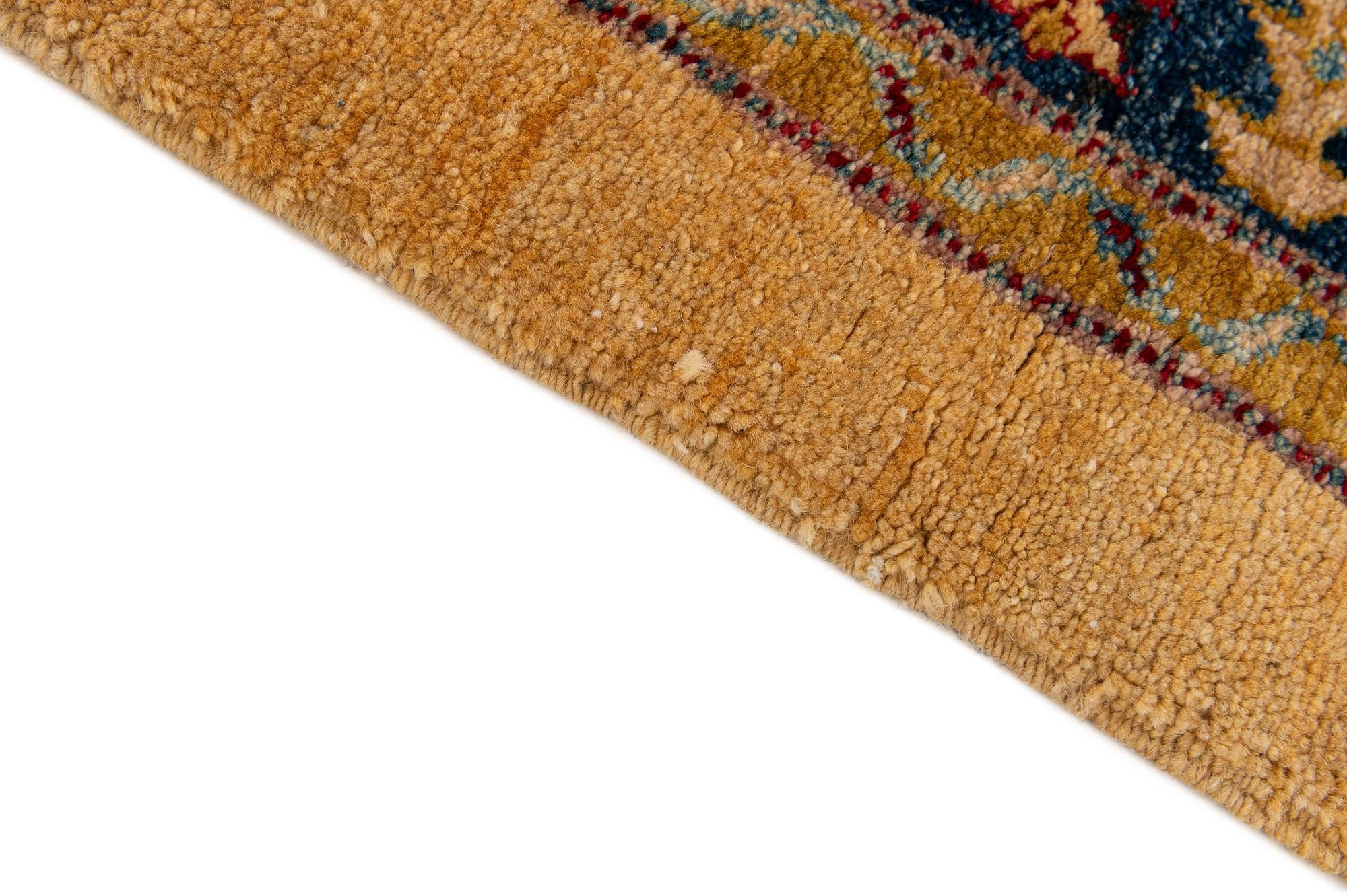 3' 4 x 5' 1 Hand Knotted Ziegler Wool Rug